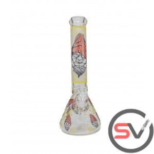 RED HAT GORILLA GLASS BEAKER With ICE CATCHER 14inch